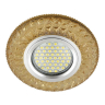 Встраиваемый светильник с LED подсветкой Fametto Luciole DLS-L144 Gu5.3 Glassy/Gold (UL-00003888) 
