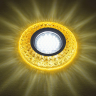 Встраиваемый светильник с LED подсветкой Fametto Luciole DLS-L144 Gu5.3 Glassy/Gold (UL-00003888) 