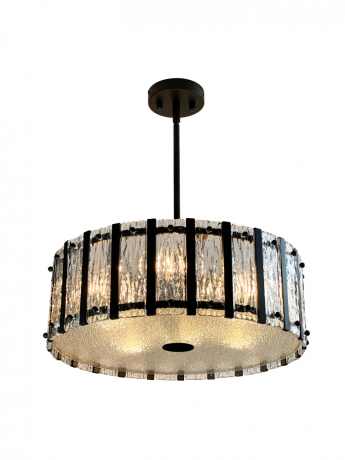 Светильник подвесной с лампочками iLamp D4688-50 MBK+Lamps 