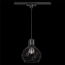 Однофазный светильник на подвесе для трека Novotech Zelle  с лампочкой 370425+Lamps E27 P45 