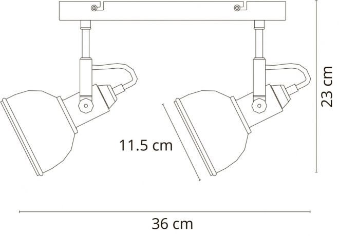 Нарушена упаковка!  <15992> Спот Arte Lamp Martin A5213AP-2BR