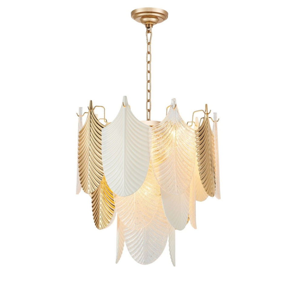 Люстра с лампочками, подвесная, комплект от Lustrof. №253672-617120, цвет золото - фото 1