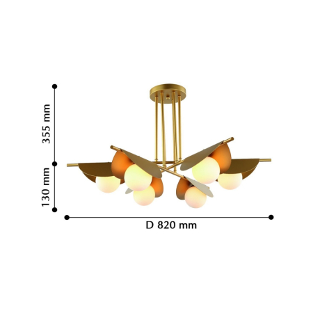 2366-6P Потолочная люстра Favourite Kernel 
