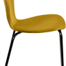 Стул Seven Style горчичный велюр с чёрными ножками Bradex Home 761786