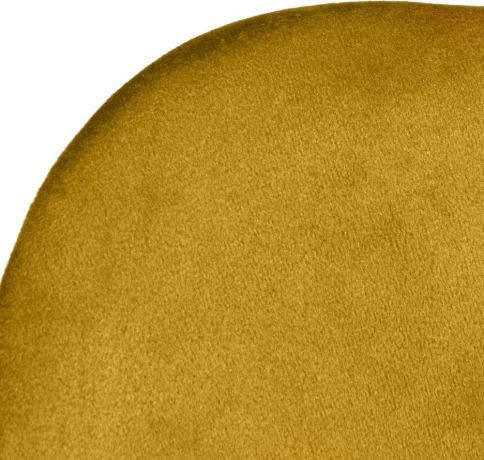 Стул Seven Style горчичный велюр с чёрными ножками Bradex Home 761786