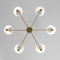 Люстра на штанге Eurosvet Conso 60145/6 латунь