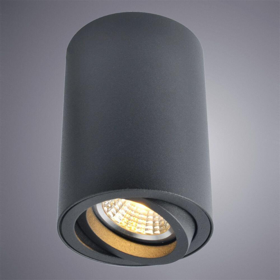 Накладной светильник Arte Lamp Sentry A1560PL-1BK светильник точечный накладной arte lamp sentry 2 м² белый
