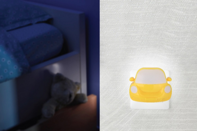 NL-196 ''Машинка'' желтая Ночник Camelion 13143 