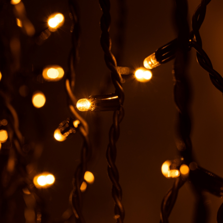 3*2м. Гирлянда занавес желтый Эра -Z 600 (670018)