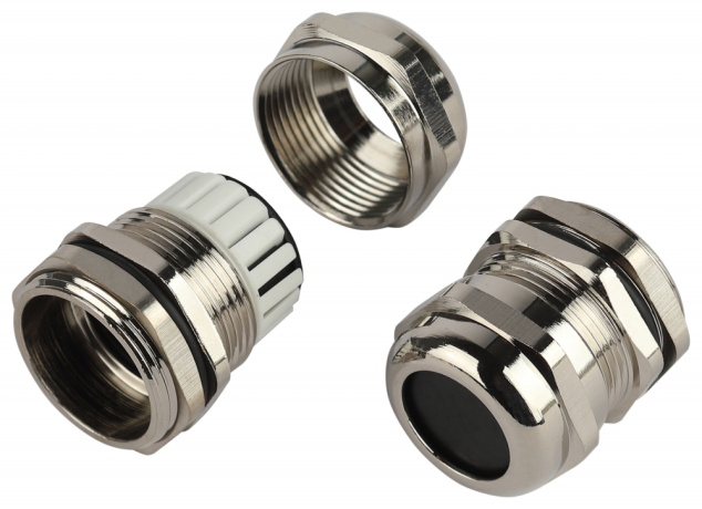 Кабельный ввод сальник ЭРА  латунный PGM 21 (d отв.28 мм / d провод.13-18 мм) IP68 (упаковка 5 штук) (767206)