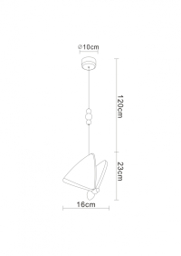 Подвесной светильник Divinare Letizia 1200/01 SP-6