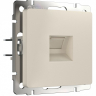 Розетка Ethernet RJ-45 без рамки Werkel айвори матовый W1181062 
