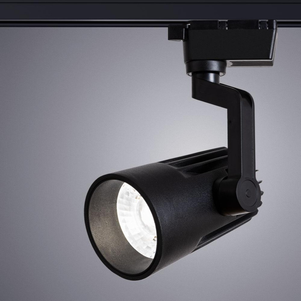 Однофазный LED светильник 32W 4000К для трека Arte Lamp Wales A1632PL-1BK, цвет черный - фото 3