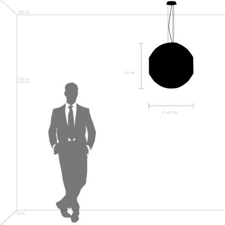 Люстра подвесная с Led лампочками в комплекте Lightstar 720807+Lamps 