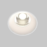 Встраиваемый светильник Maytoni Technical Round DL058-7W4K-TRS-W 