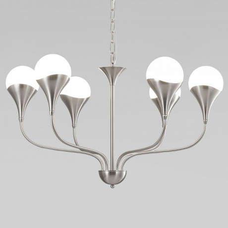 Подвесная люстра Eurosvet Calyx 60169/6 никель 