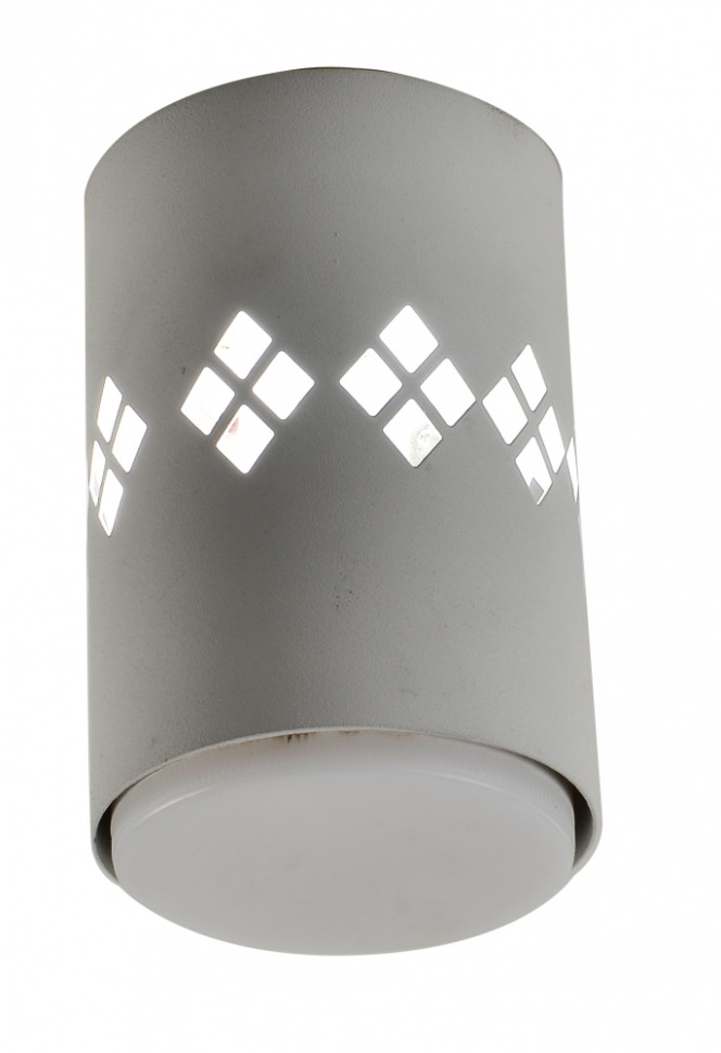 Накладной светильник с LED подсветкой Эра OL10 LD GX53 WH (Б0050269), цвет белый - фото 1