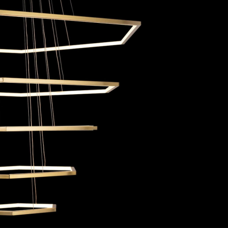 Подвесная светодиодная люстра Loft It Ring 10016/5 