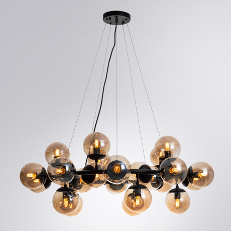 Люстра подвесная с лампочками Arte lamp A1664SP-25BK+Lamps 
