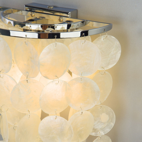 Накладной светильник Eurosvet Sandra 60084/2 хром/перламутр 