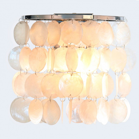 Накладной светильник Eurosvet Sandra 60084/2 хром/перламутр 