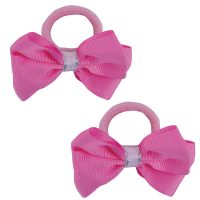 Нарушена упаковка!  <797400> Резинки для волос НАБОР 2 шт., 8х3,5 см, с бантиком АССОРТИ, MONTE VITA, 457109