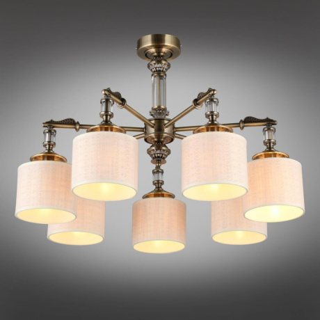 Люстра потолочная с лампочками Omnilux OML-64307-07+Lamps 