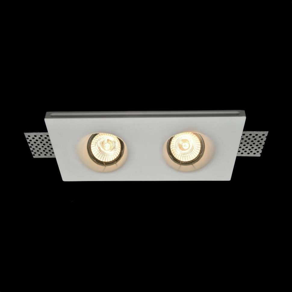 DL002-1-02-W Встраиваемый светильник Maytoni Gyps торшер maytoni mod613fl 01w bergamo modern