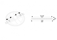 Светильник встраиваемый светодиодный Arte lamp Mesura A7971PL-1WH