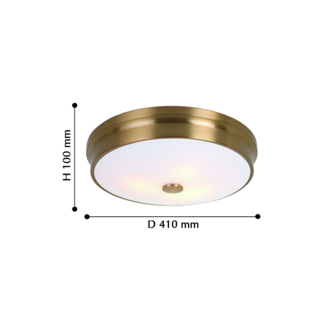 Потолочный светильник с лампочками Favourite Pannikin 2375-3C+Lamps E27 P45 