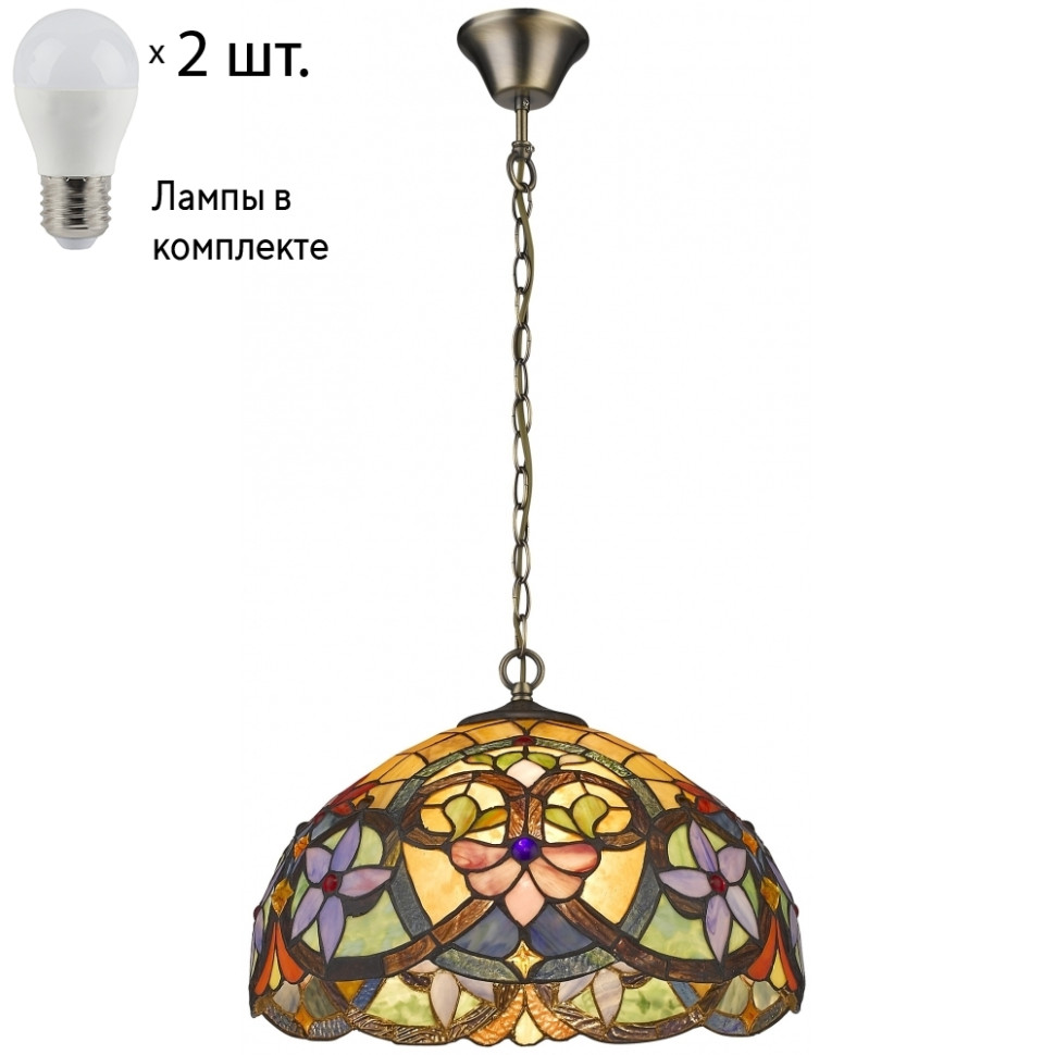 Подвесной светильник с лампочками Velante 818-806-02+Lamps E27 P45