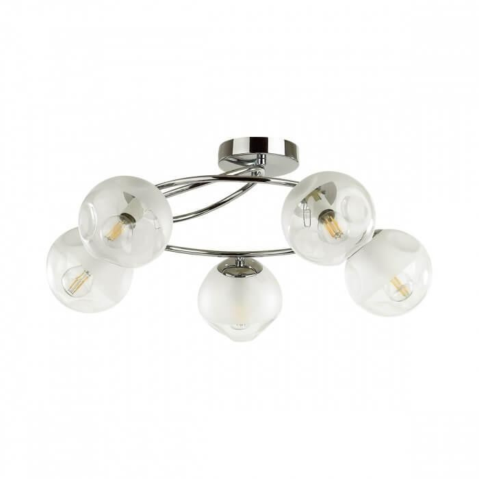 Потолочная люстра Lumion Belinda с лампочками 5209/5C+Lamps E14 P45, цвет хром 5209/5C+Lamps E14 P45 - фото 2