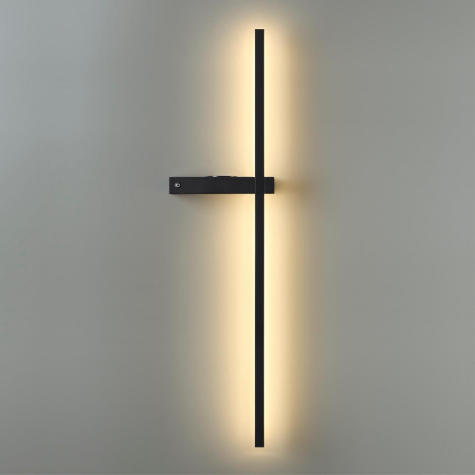Настенный светильник с беспроводной зарядкой Lumion Ledio Blake 5694/9WL, цвет черный 5694/9WL - фото 4
