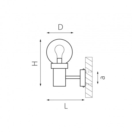 Светильник на штанге Lightstar Bolla 373610
