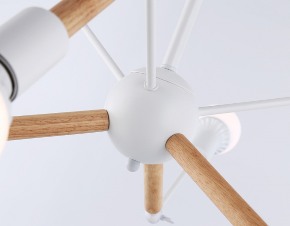 Люстра на штанге с лампочками Ambrella light TR80485+Lamps 