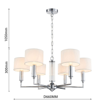 Люстра с лампочками, подвесная, комплект от Lustrof. №178912-617204