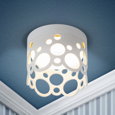 Встраиваемый светильник под лампу GX53 ЭРА DK115 SWH белый матовый Б0061183 