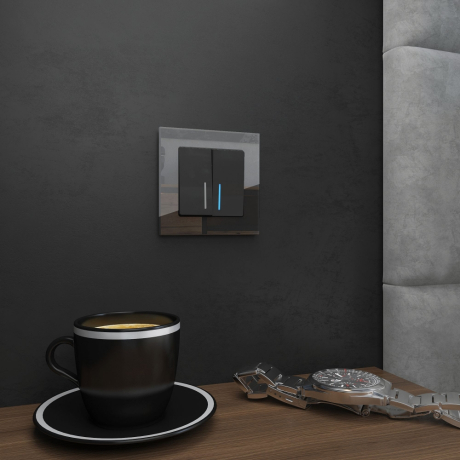 Рамка на 1 пост (черный) Werkel 32779