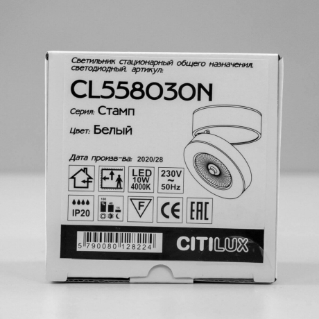 Накладной светильник Citilux Стамп CL558030N 