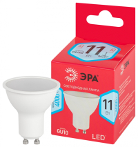 Лампочка светодиодная ЭРА RED LINE LED MR16-11W-840-GU10 R GU10 11 Вт софит нейтральный белый свет Б0050693