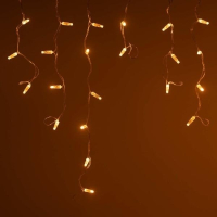 2,4*0,6м. Уличная гирлянда бахрома желтый свет Ardecoled 230V ARD-Edge-Classic-2400X600-Clear-88Led-Std Yellow (31183)