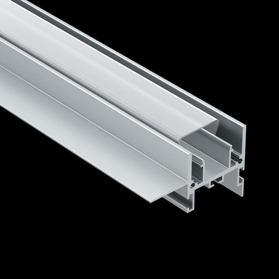 2м. Алюминиевый профиль к светодиодной ленте Maytoni ALM013S-2M, цвет серебро - фото 2