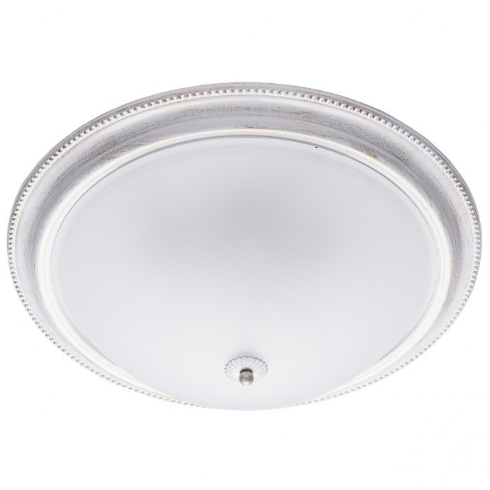 Потолочная люстра со светодиодными лампочками E27, комплект от Lustrof. №36070-673941, цвет белый с золотой патиной