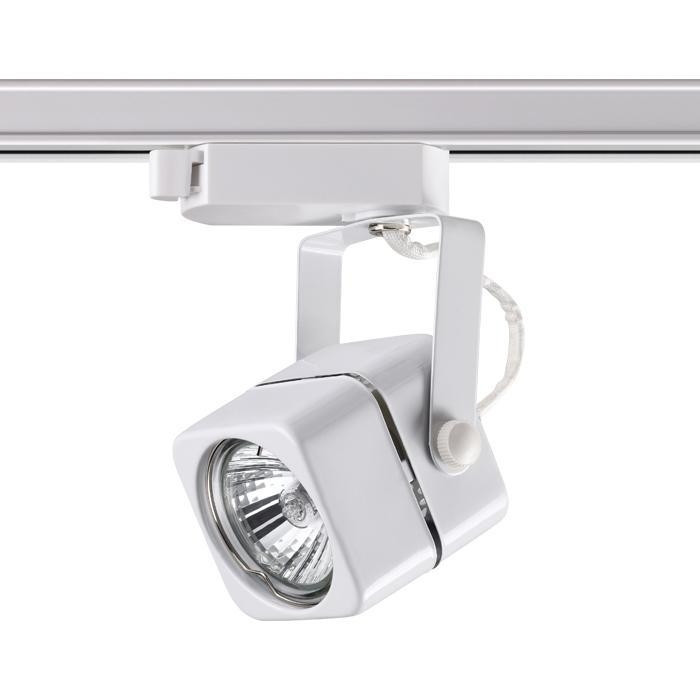 Однофазный светильник для шинопровода с лампочкой Novotech 370430+Lamps, цвет белый 370430+Lamps - фото 2