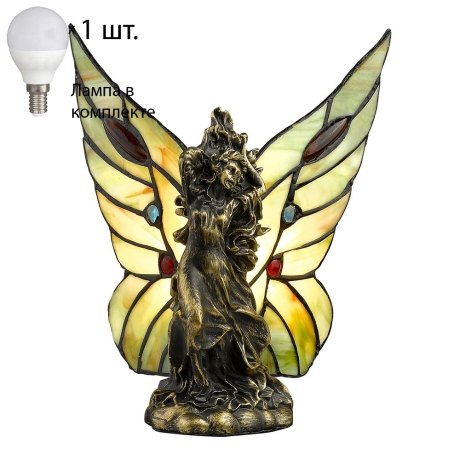 Настольная лампа с лампочкой Velante 806-804-01+Lamps E14 P45 