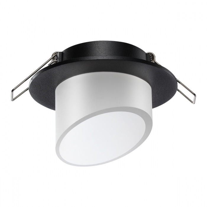 Точечный светильник с лампочкой Novotech 370896+Lamps, цвет черный 370896+Lamps - фото 2