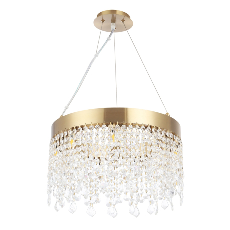 Люстра подвесная с Led лампочками в комплекте CRYSTAL LUX AQUA SP9+Lamps 