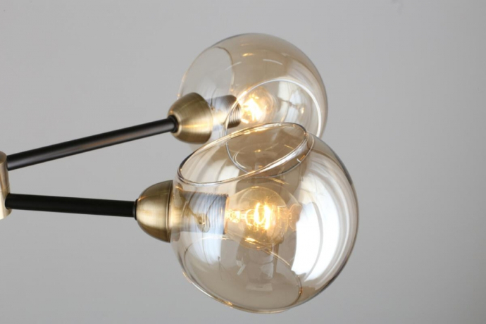 Люстра с поддержкой Алисы На штанге Omnilux OML-94207-06-A 