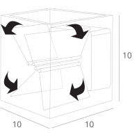Накладной светильник Arte Lamp Rullo A1414AL-1WH