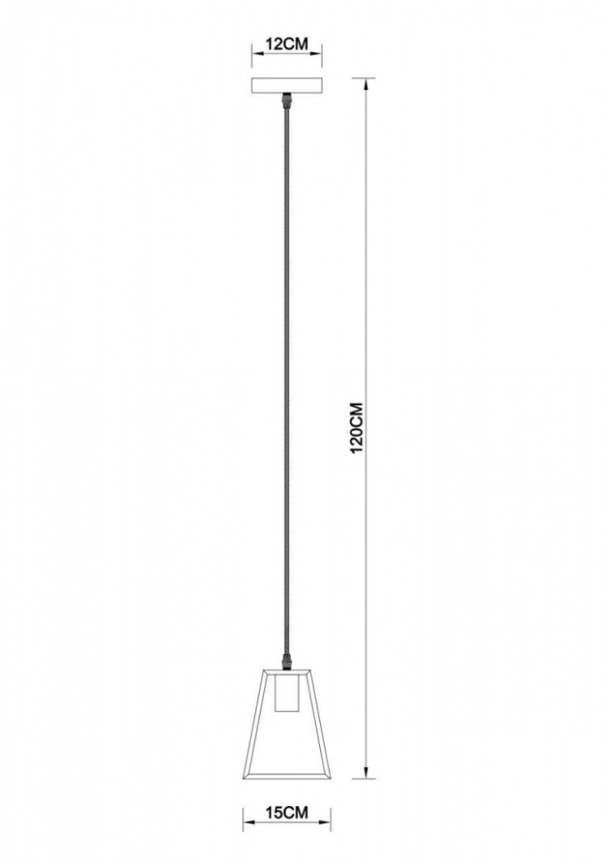 Подвесной светильник Arte Lamp Brussels A8030SP-1BK, цвет черный - фото 2